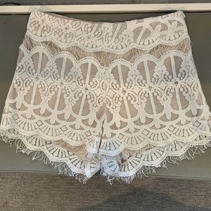 Sweet Journey Lace Shorts